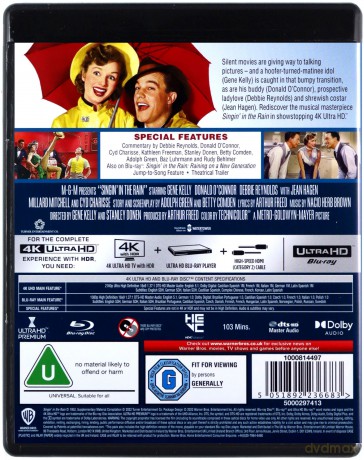 Singin' In The Rain (Deszczowa piosenka) [Blu-Ray 4K]+[Blu-Ray]