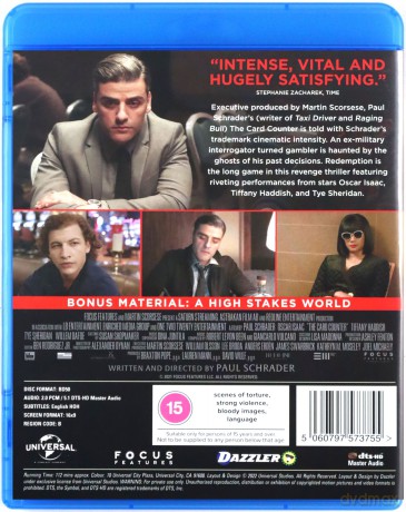 The Card Counter (Hazardzista) [Blu-Ray]