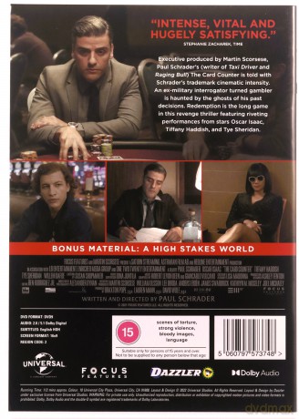 The Card Counter (Hazardzista) [DVD]