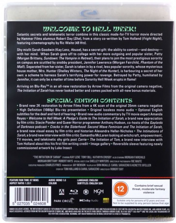 The Initiation Of Sarah [Blu-Ray]