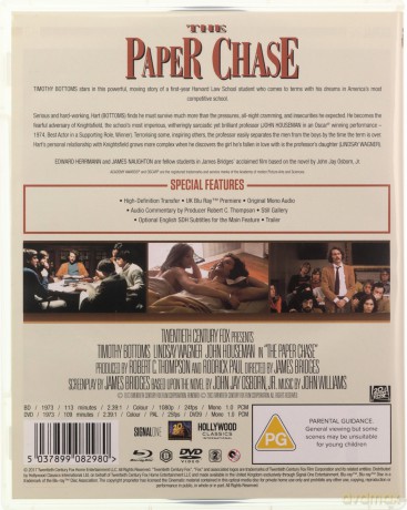 The Paper Chase (W pogoni za papierkiem) [Blu-Ray]+[DVD]
