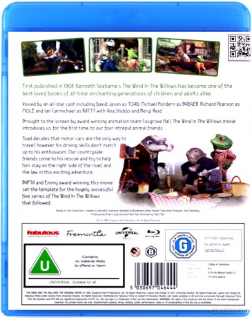Wind In The Willows (1983) (O czym szumią wierzby) [Blu-Ray]