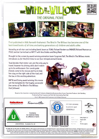 Wind In The Willows (1983) (O czym szumią wierzby) [DVD]