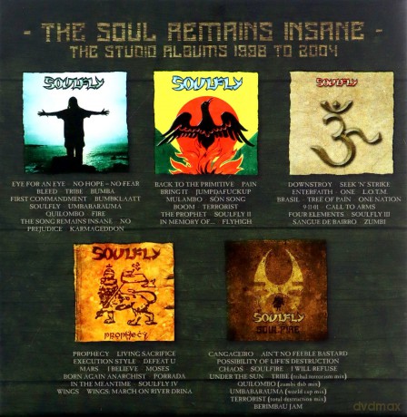 Soulfly: The Soul Remains Insane: The Studio Albums 1998 To 2004 [5CD]