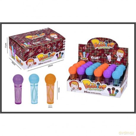 Bańki mydlane Mikrofon 40 ml 11cm 628 mix