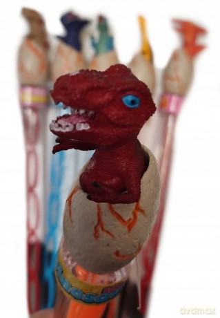 Bańki mydlane z figurką Dinozaura 140 ml 34cm mix