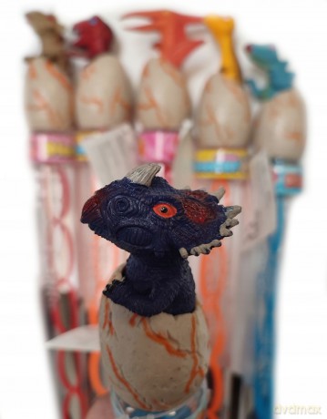 Bańki mydlane z figurką Dinozaura 140 ml 34cm mix