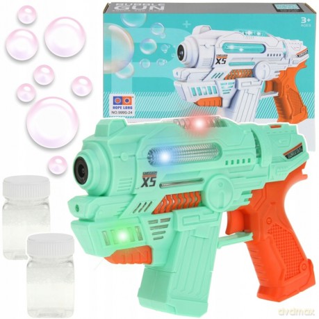Pistolet do baniek mydlanych z dźwiękiem mix
