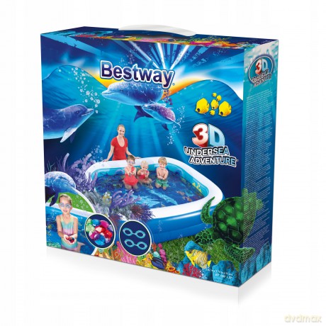 Basen dmuchany z kryształkami 54177 BESTWAY