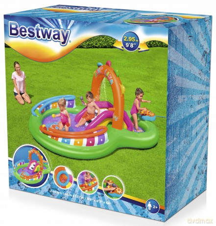 Basen plac zabaw nadmuchiwany muzyka 53117 BESTWAY