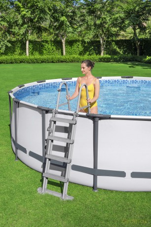 Basen stalażowy 457x122cm Steel Pro max 56420 BESTWAY