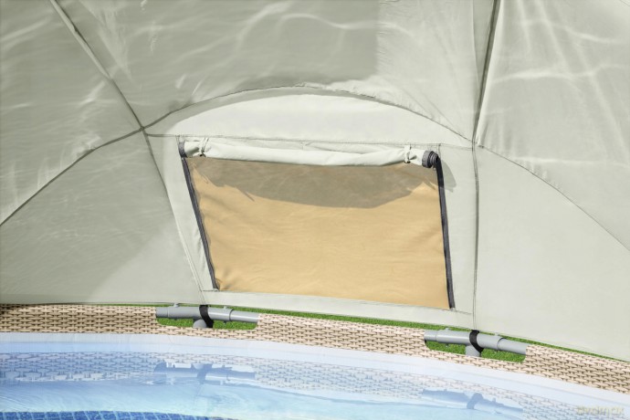 Basen stalażowy owalny Pro Steel 457x250x100 cm 56620 BESTWAY
