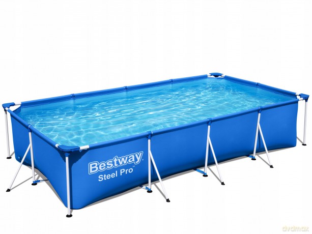 Basen stalażowy Steel Pro 400x211x81 cm 56424 BESTWAY