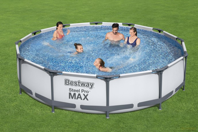 Basen stalażowy Steel Pro MAX 366x76 cm 56416 BESTWAY