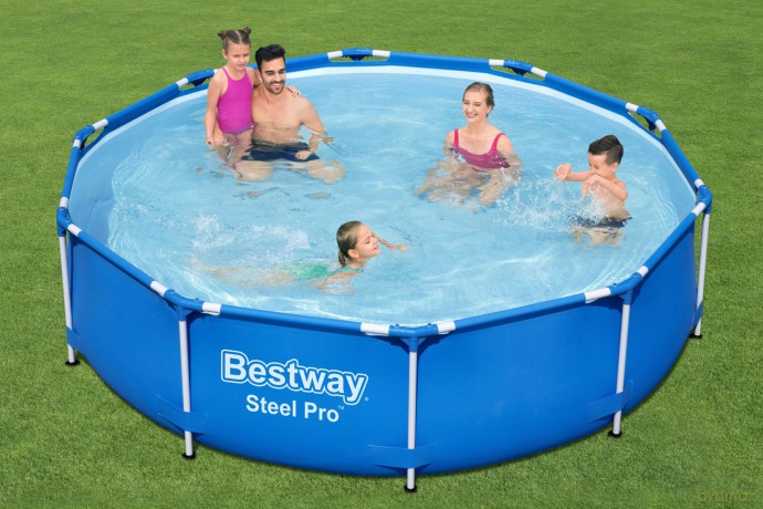 Basen stelażowy 282x196x84cm 56629 BESTWAY