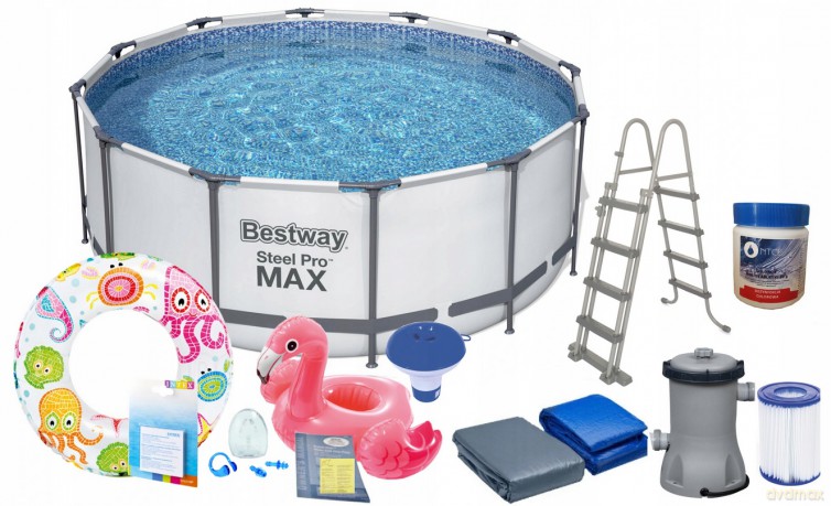 Basen stelażowy 366x100 cm 56418 BESTWAY