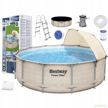 Basen stelażowy 396x107 cm 5614V BESTWAY