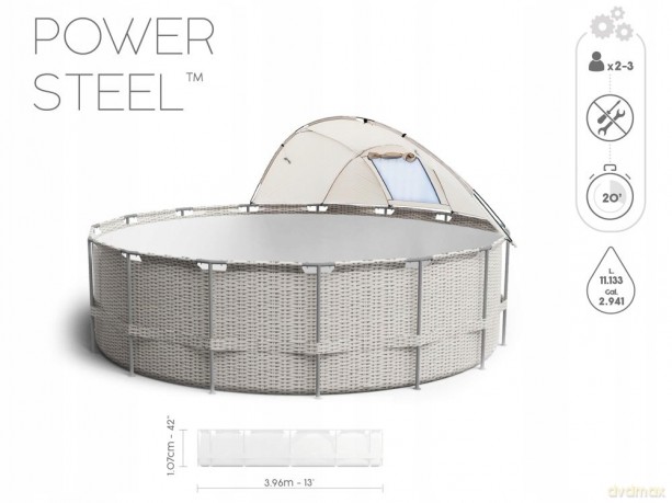 Basen stelażowy 396x107 cm 5614V BESTWAY
