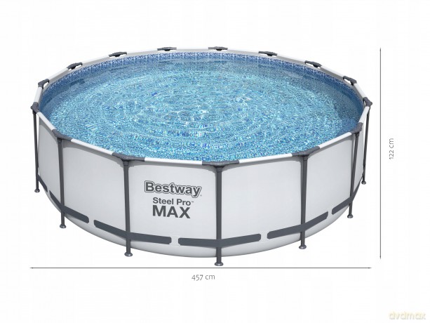 Basen stelażowy 457x122cm 56438 BESTWAY