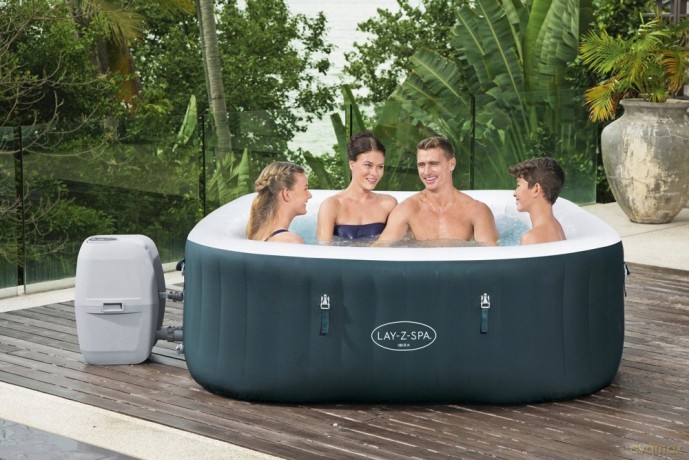 Dmuchany Basen Jacuzzi z Hydromasażem Lay-Z-Spa Ibiza 60015 BESTWAY