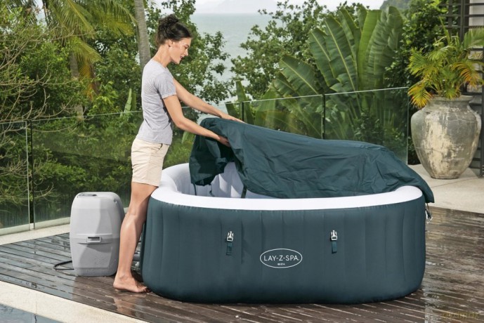 Dmuchany Basen Jacuzzi z Hydromasażem Lay-Z-Spa Ibiza 60015 BESTWAY