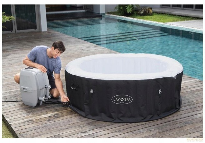 Dmuchany Basen Jacuzzi z Hydromasażem Lay-Z-Spa Miami 60001 BESTWAY