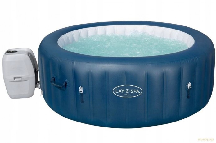 Dmuchany Basen Jacuzzi z Hydromasażem Lay-Z-Spa Milan 60029 BESTWAY