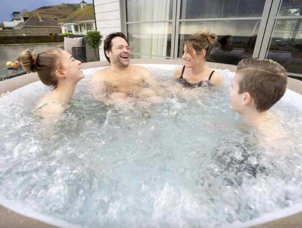 Dmuchany Basen Jacuzzi z Hydromasażem Lay-Z-Spa Palm Springs 60017 BESTWAY