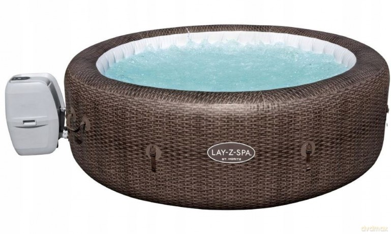 Dmuchany Basen Jacuzzi z Hydromasażem Lay-Z-Spa St.Moritz 60023 BESTWAY
