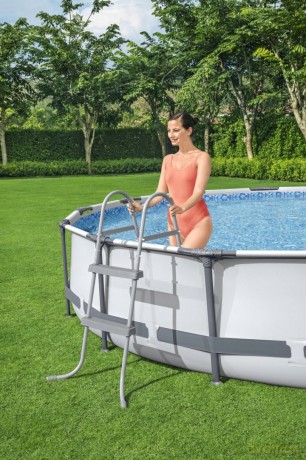 Drabinka basenowa dwustronna 84cm 58430 BESTWAY