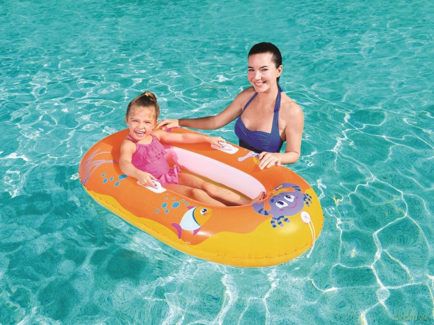 Pontonik dla dzieci 119x79 cm z miękką podłogą 34009 BESTWAY