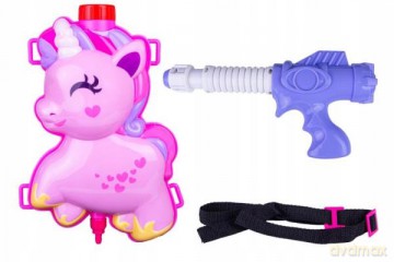 Pistolet na wodę Plecak Jednorożec NO-1005386 mix