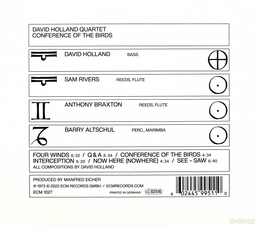 Dave Holland: Conference Of Birds [CD]
