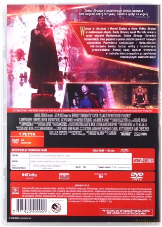 Doktor Strange w multiwersum obłędu [DVD]