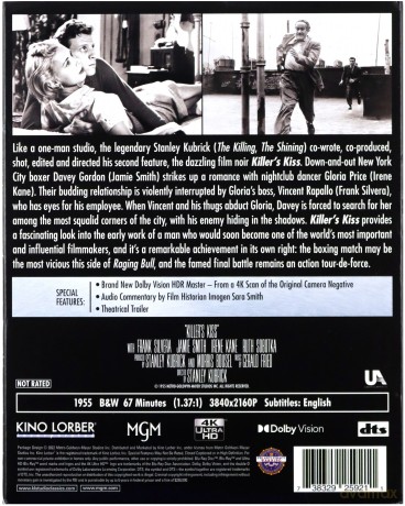 Killer's Kiss (Pocałunek mordercy) [Blu-Ray 4K]+[Blu-Ray]