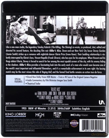Killer's Kiss (Pocałunek mordercy) [Blu-Ray 4K]+[Blu-Ray]