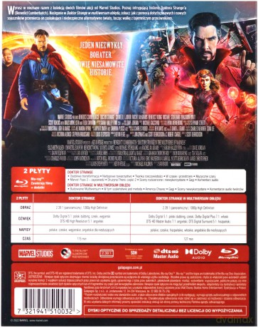 Doktor Strange 1-2 Pakiet [2xBlu-Ray]