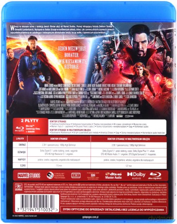 Doktor Strange 1-2 Pakiet [2xBlu-Ray]