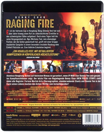 Raging Fire [Blu-Ray 4K]+[Blu-Ray]