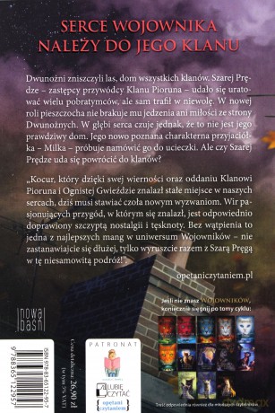 Szara Pręga. Wojownicy - Zagubiony wojownik, Schronienie wojownika, Powrót wojownika (Tom 5-7) - Erin Hunter [KSIĄŻKA]
