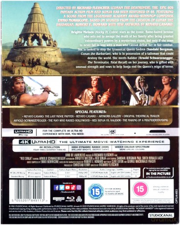 Red Sonja (Czerwona Sonja) [Blu-Ray 4K]+[Blu-Ray]