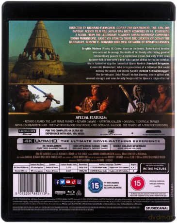 Red Sonja (Czerwona Sonja) [Blu-Ray 4K]+[Blu-Ray]
