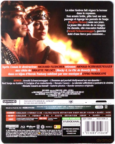 Red Sonja (Czerwona Sonja) (steelbook) [Blu-Ray 4K]+[Blu-Ray]