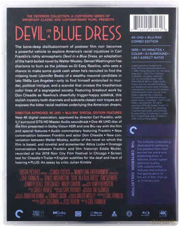 Devil in a Blue Dress (W bagnie Los Angeles) [Blu-Ray 4K]+[Blu-Ray]