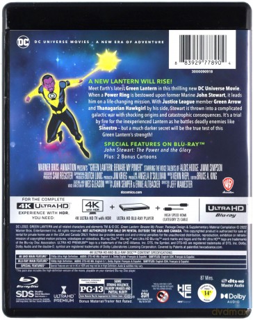 Green Lantern: Beware My Power [Blu-Ray 4K]+[Blu-Ray]