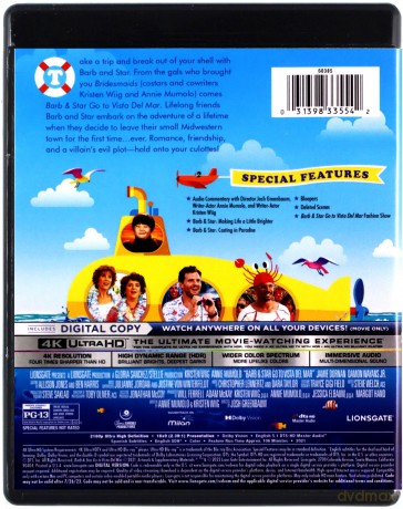 Barb and Star Go to Vista Del Mar (Barb i Star jadą do Vista Del Mar) [Blu-Ray 4K]+[Blu-Ray]