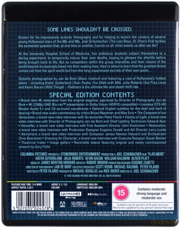 Flatliners (Linia życia) [Blu-Ray 4K]