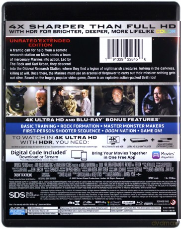 Doom [Blu-Ray 4K]+[Blu-Ray]