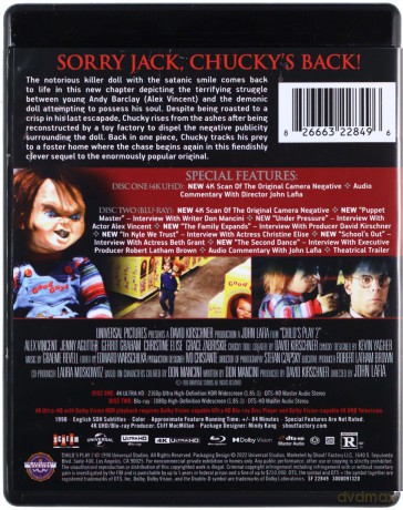 Child's Play 2 (Powrót laleczki Chucky) [Blu-Ray 4K]+[Blu-Ray]