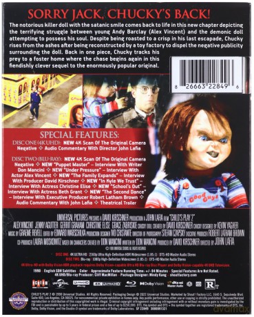 Child's Play 2 (Powrót laleczki Chucky) [Blu-Ray 4K]+[Blu-Ray]